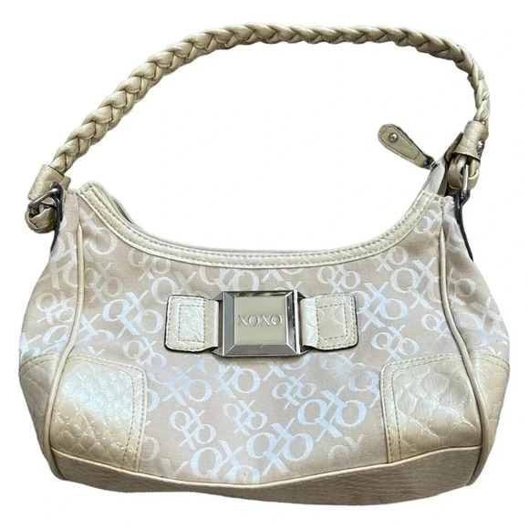 XOXO Beige Canvas Shoulder Bag - Picture 1 of 7